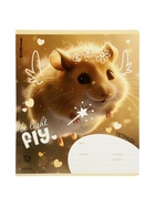 Тетрадь 12 листов в клетку ErichKrause Fluffy, 60 г/м², обложка мелованный картон, МИКС 10999433