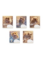 Тетрадь 12 листов в линейку ErichKrause Fluffy, 60 г/м², обложка мелованный картон, МИКС  (артикул 10999434)  большой выбор товаров оптом и в розницу по низким ценам с доставкой