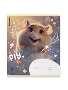 Тетрадь 12 листов в линейку ErichKrause Fluffy, 60 г/м², обложка мелованный картон, МИКС  (артикул 10999434)  большой выбор товаров оптом и в розницу по низким ценам с доставкой