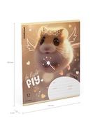 Тетрадь 12 листов в линейку ErichKrause Fluffy, 60 г/м², обложка мелованный картон, МИКС  (артикул 10999434)  большой выбор товаров оптом и в розницу по низким ценам с доставкой