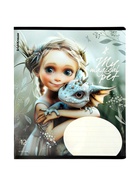 Тетрадь 12 листов в клетку ErichKrause Magic Pet, 60 г/м², обложка мелованный картон, МИКС  (артикул 10999435)  большой выбор товаров оптом и в розницу по низким ценам с доставкой
