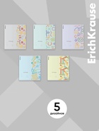 Тетрадь 12 листов в клетку ErichKrause Metrica, 60 г/м², обложка мелованный картон, МИКС  (артикул 10999437)  большой выбор товаров оптом и в розницу по низким ценам с доставкой