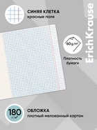 Тетрадь 18 листов в клетку ErichKrause Ruler Hobb, 60 г/м², обложка мелованный картон, МИКС  (артикул 10999439)  большой выбор товаров оптом и в розницу по низким ценам с доставкой