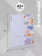 Тетрадь 18 листов в клетку ErichKrause Ikebana, 60 г/м², обложка мелованный картон, МИКС  (артикул 10999442)  большой выбор товаров оптом и в розницу по низким ценам с доставкой