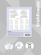 Тетрадь 18 листов в клетку ErichKrause Ikebana, 60 г/м², обложка мелованный картон, МИКС  (артикул 10999442)  большой выбор товаров оптом и в розницу по низким ценам с доставкой