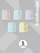 Тетрадь 18 листов в клетку ErichKrause Metrica, 60 г/м², обложка мелованный картон, МИКС  (артикул 10999443)  большой выбор товаров оптом и в розницу по низким ценам с доставкой