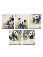 Тетрадь 24 листа в линейку ErichKrause Flower Panda, 60 г/м², обложка мелованный картон, МИКС  (артикул 10999444)  большой выбор товаров оптом и в розницу по низким ценам с доставкой