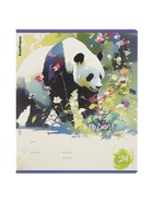 Тетрадь 24 листа в линейку ErichKrause Flower Panda, 60 г/м², обложка мелованный картон, МИКС  (артикул 10999444)  большой выбор товаров оптом и в розницу по низким ценам с доставкой