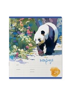 Тетрадь 24 листа в линейку ErichKrause Flower Panda, 60 г/м², обложка мелованный картон, МИКС  (артикул 10999444)  большой выбор товаров оптом и в розницу по низким ценам с доставкой