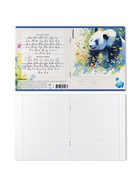 Тетрадь 24 листа в линейку ErichKrause Flower Panda, 60 г/м², обложка мелованный картон, МИКС  (артикул 10999444)  большой выбор товаров оптом и в розницу по низким ценам с доставкой