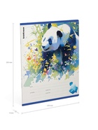 Тетрадь 24 листа в линейку ErichKrause Flower Panda, 60 г/м², обложка мелованный картон, МИКС  (артикул 10999444)  большой выбор товаров оптом и в розницу по низким ценам с доставкой