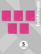 Тетрадь 48 листов в клетку ErichKrause Silhoutte, 60 г/м², обложка мелованный картон, МИКС  (артикул 10999458)  большой выбор товаров оптом и в розницу по низким ценам с доставкой