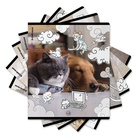 Тетрадь 48 листов в клетку ErichKrause Dream Cat, 60 г/м², обложка мелованный картон, МИКС  (артикул 10999459)  большой выбор товаров оптом и в розницу по низким ценам с доставкой