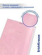 Тетрадь 96 листов в клетку, ErichKrause CoverPro Pastel fizzy, A4, розовый, обложка пластик - Фото 4