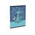 Тетрадь 48 листов в клетку «Биология: Котоформулы» ErichKrause, с пластиковой обложкой  (артикул 10999466)  большой выбор товаров оптом и в розницу по низким ценам с доставкой