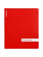 Тетрадь 48 листов в линейку «Литература» ErichKrause Classic, с пластиковой обложкой, МИКС (6 шт) - фото 809615839
