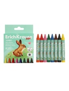 Восковые мелки 8 цветов ErichKrause Baby Jumbo, утолщенные, круглые 10999496
