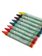 Восковые мелки 8 цветов ErichKrause Baby Jumbo, утолщенные, круглые - Фото 10