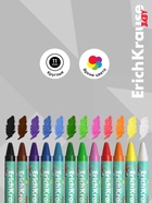 Восковые мелки 12 цв, ErichKrause Baby Jumbo, утолщ, кругл, европодвес - Фото 4