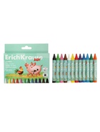 Восковые мелки 12 цветов, ErichKrause Baby Jumbo, утолщенные, круглые - Фото 6