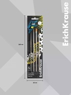 Набор кистей 4 штуки ErichKrause Sport DNA  (артикул 10999501)  большой выбор товаров оптом и в розницу по низким ценам с доставкой