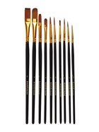 Набор кистей 10 штук Art Spirit, чёрный - Фото 5