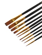 Набор кистей 10 штук Art Spirit, чёрный - Фото 7