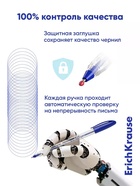 Набор ручек шариковых 8 штук, ErichKrause U-108 Stick Classic, узел 1 мм, Ultra Glide, синий - Фото 4
