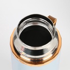 УЦЕНКА Термос TAKE IT EASY «Гильза. Эвит», 500 мл, 24.5×7 см, с кружкой, сохраняет тепло 10 ч, нержавеющая сталь, голубой - Фото 5