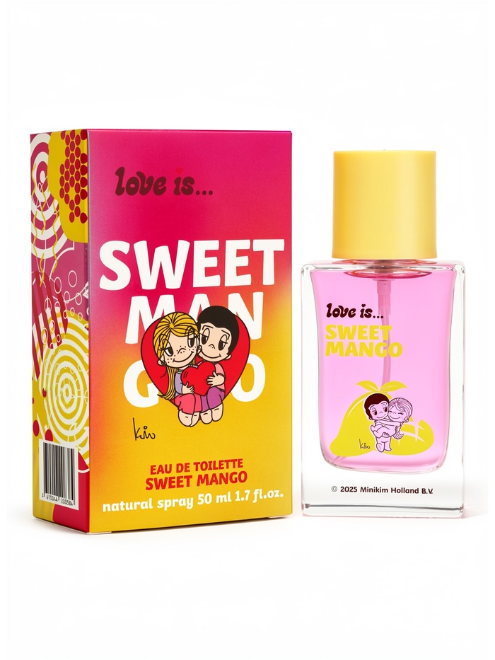 Туалетная вода с феромонами Love is Sweet mango, 50 мл - Фото 1