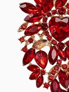 УЦЕНКА Брошь «Императрица» сердце цветущее, цвет красный в золоте - Фото 4