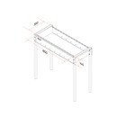 Мангал «МАН 301», 92.6×39×76.7 см, 3 мм - Фото 6