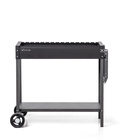 Мангал «МАН 302», 131.5×52×79.7 см, 3 мм, колёса, боковая полка  (артикул 11002984)  большой выбор товаров оптом и в розницу по низким ценам с доставкой