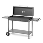 Мангал «МАН 303», 153.5×52×90.1 см, 3 мм, колеса, боковые полки, крышка  (артикул 11002985)  большой выбор товаров оптом и в розницу по низким ценам с доставкой