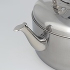 УЦЕНКА Чайник, 7 л, со свистком, нержавеющая сталь, хромированный - Фото 3