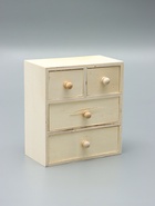 УЦЕНКА Шкатулка для росписи "Комод" 4 ящика 14х15,5х7,5 см - Фото 2