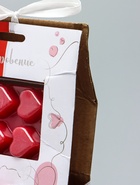 УЦЕНКА Аромалампа керамика + ароматический воск «Сердце» красная 7.5×7.5×8 см - Фото 6