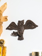 Крючки настенные «Летящая сова», ключница декоративная, чугун, 17.7×9.5×3.8 см  (артикул 1675476)  большой выбор товаров оптом и в розницу по низким ценам с доставкой
