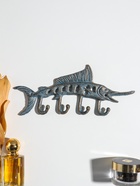 Крючки настенные «Осётр», ключница декоративная, чугун, 25.5×11×1.5 см  (артикул 7503820)  большой выбор товаров оптом и в розницу по низким ценам с доставкой