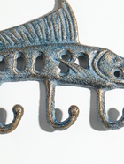 Крючки настенные «Осётр», ключница декоративная, чугун, 25.5×11×1.5 см - Фото 3