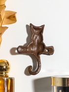 Крючок настенный «Котёнок», ключница декоративная, чугун, 7.2×1.8×10 см - Фото 4