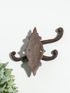 Крючки настенные раздвижные «Вензель», ключница декоративная, чугун, 14×14.5×2 см - Фото 4