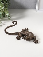 Крючок настенный «Ящерица», ключница декоративная, чугун, 20×15×11 см - Фото 2