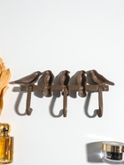 Крючки настенные «Пять птиц», ключница декоративная, чугун, 27.5×13×4.5 см  (артикул 10896778)  большой выбор товаров оптом и в розницу по низким ценам с доставкой