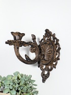 Металлический подсвечник настенный на 1 свечу «Цветок герцога», чугун, 18×12.1×16.3 см  (артикул 10896779)  большой выбор товаров оптом и в розницу по низким ценам с доставкой