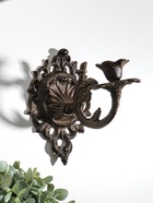 Металлический подсвечник настенный на 1 свечу «Цветок герцога», чугун, 18×12.1×16.3 см  (артикул 10896779)  большой выбор товаров оптом и в розницу по низким ценам с доставкой