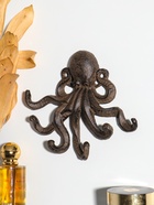 Крючки настенные «Осьминог», ключница декоративная, чугун, 16×3×19 см  (артикул 10896781)  большой выбор товаров оптом и в розницу по низким ценам с доставкой