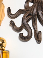 Крючки настенные «Осьминог», ключница декоративная, чугун, 16×3×19 см - Фото 3