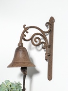 Колокол настенный чугун «Завитки - тонкие линии», декоративный, 20×10.3×26 см  (артикул 10896784)  большой выбор товаров оптом и в розницу по низким ценам с доставкой