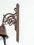 Колокол настенный чугун «Завитки - тонкие линии», декоративный, 20×10.3×26 см  (артикул 10896784)  большой выбор товаров оптом и в розницу по низким ценам с доставкой